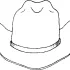 Cowboy Hat Coloring Pages