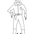 Printable Cowboy Coloring Pages