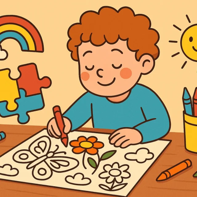 The Importance of Coloring Pages for Children with Autism