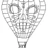 Hot Air Balloon Printable Coloring Pages