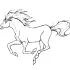 Realistic Horse Coloring Pages