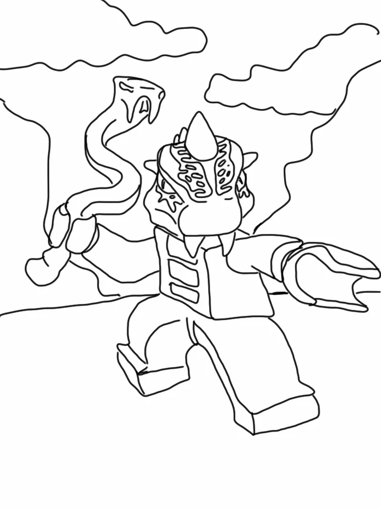 Free Coloring Pages of Ninjago