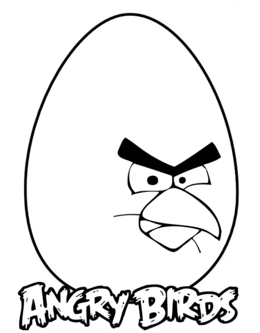 Angry Birds Color Page