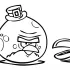 Color Pages of Angry Birds