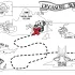 Pirate Map Coloring Page