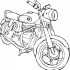 Motorcycle Coloring Page Pictures