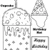 Happy Birthday Printable Coloring Pages