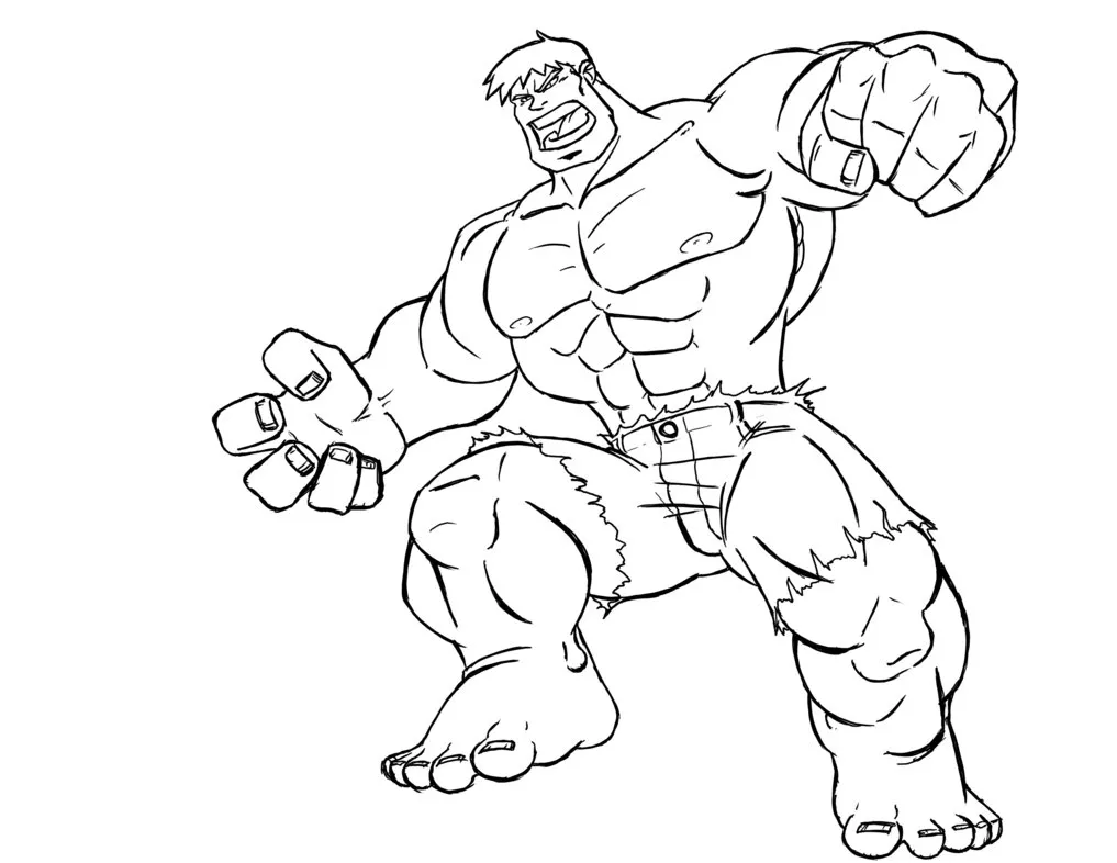 Coloring Pages Hulk