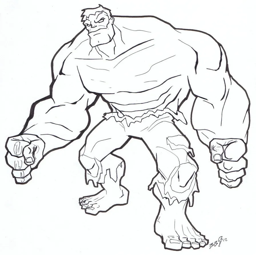 Hulk Coloring Pages Online