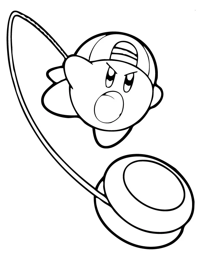 Kirby Coloring Pages for Kids