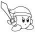 Kirby Sword Coloring Pages