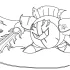 Meta Knight Kirby Coloring Pages
