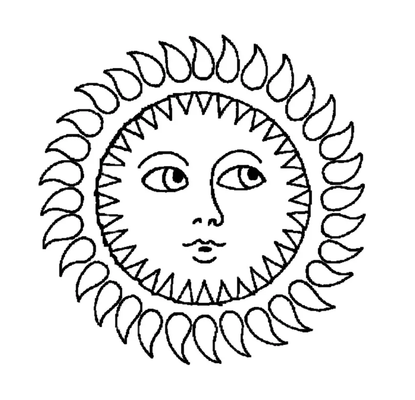 Sun Coloring Pages to Print