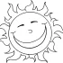 Coloring Page of the Sun