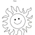 Coloring Pages of the Sun