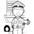 Policeman Coloring Sheets