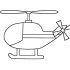 Helicopter Coloring Pages