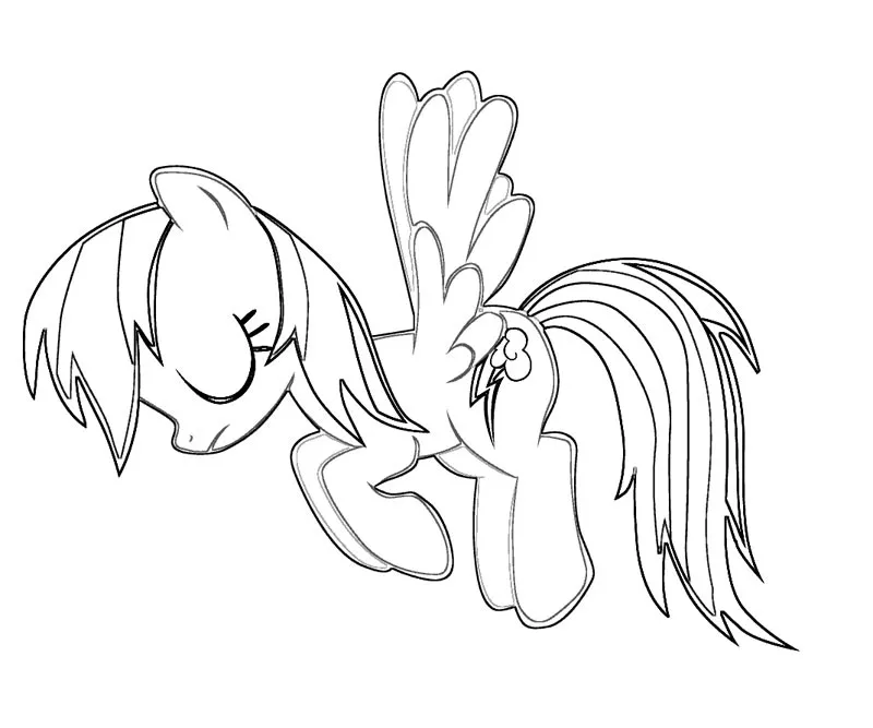 Color Rainbow Dash