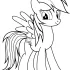 Rainbow Dash Coloring Pages