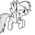 Download free Rainbow Dash Coloring Pages
