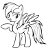 Download Rainbow Dash Coloring Pages