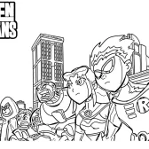Teen Titans Coloring Pages