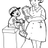 Helpful Nurse Coloring Pages