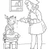 Playing Nurse Coloring Page