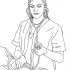 Nurse Taking Blood Pressure Coloring Page