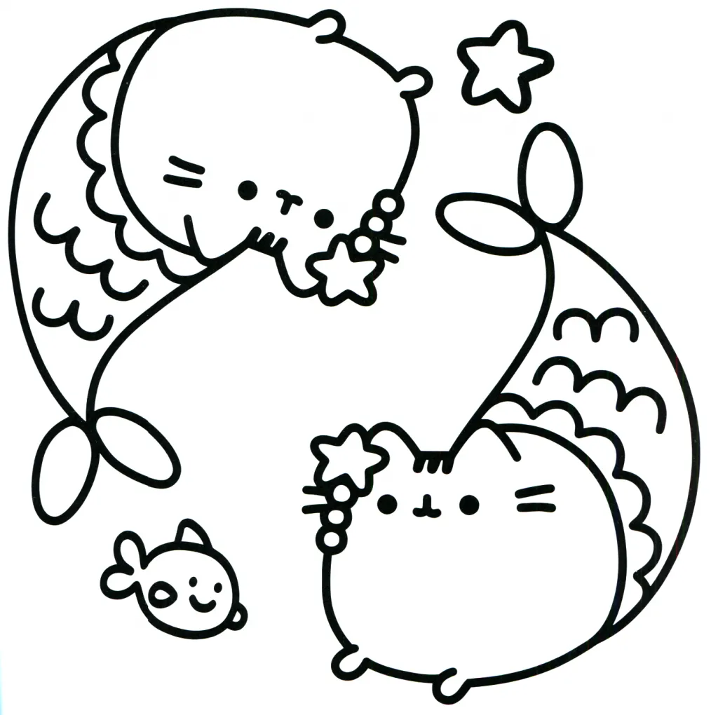 Pusheen Coloring Pages – Catfish