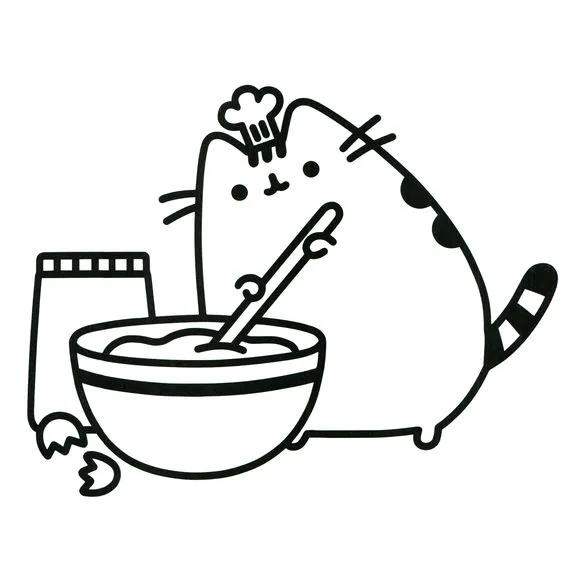 Pusheen Coloring Pages – CatChef