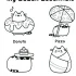 Beach Cat – Pusheen Coloring Pages