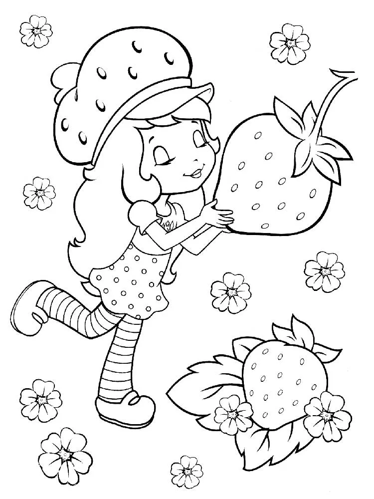 Strawberry Shortcake Coloring Pages