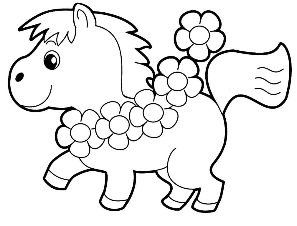 Cute Pony Coloring Pages