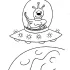 Alien Coloring Page