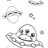 Coloring Pages of Alien