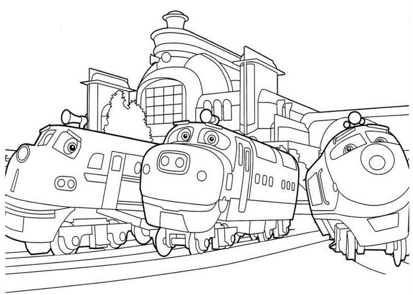 Chuggington Coloring Pages Printable